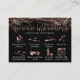 アフターモダンケアカードまつげ拡張アイコン 名刺