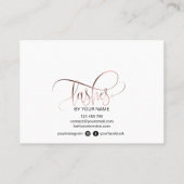 アフターモダンケアカードまつげ拡張アイコン 名刺 (裏面)