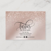 アフターモダンケアカードまつげ拡張アイコン 名刺 (裏面)