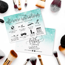 アフターモダンケアカードまつげ拡張アイコン 名刺