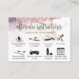 アフターモダンケアカードまつげ拡張アイコン 名刺