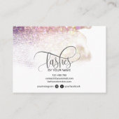 アフターモダンケアカードまつげ拡張アイコン 名刺 (裏面)