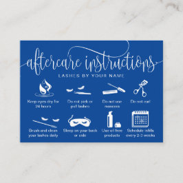 アフターモダンケアカードまつげ拡張アイコン 名刺