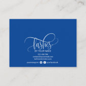 アフターモダンケアカードまつげ拡張アイコン 名刺 (裏面)