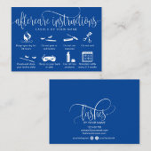 アフターモダンケアカードまつげ拡張アイコン 名刺 (正面/裏面)