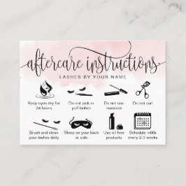 アフターモダンケアカードまつげ拡張アイコン 名刺