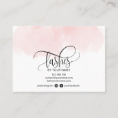 アフターモダンケアカードまつげ拡張アイコン 名刺 (裏面)