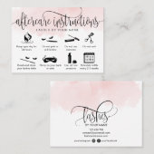 アフターモダンケアカードまつげ拡張アイコン 名刺 (正面/裏面)