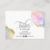 アフターモダンケアカードまつげ拡張アイコン 名刺 (裏面)