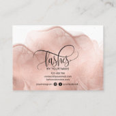 アフターモダンケアカードまつげ拡張アイコン 名刺 (裏面)