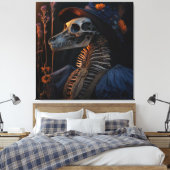 アフターライフのシルエット00 キャンバスプリント (インサイチュ (寝室))