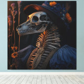 アフターライフのシルエット00 キャンバスプリント (インサイチュ (ウッドフロア))