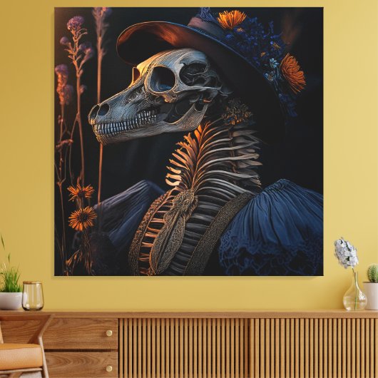 アフターライフのシルエット00 キャンバスプリント (インサイチュ (リビング))