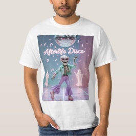 アフターライブディスコ - パステルカラーのグルービーなスケルトンダンス Tシャツ