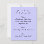 アフターンティーヴィンテージ招待状アールデコレディ 招待状 (裏面)