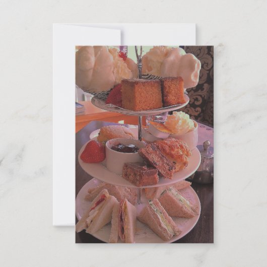 アフターンティー招待状 招待状 (正面)