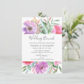 アフター結婚ズブランチ水彩開花園 招待状 (スタンド正面)