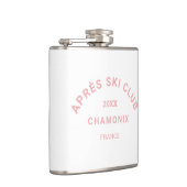 アフター スキー クラブ ウィンター ピンク スキー リゾート クレスト フラスク (右)