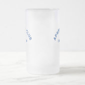 アフター スキー クラブ ウィンター ブルー スキー リゾート クレスト フロストグラスビールジョッキ (中央)