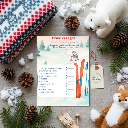 アフター ベビー スキー ベイビー プライス イズ ライト ゲーム カード