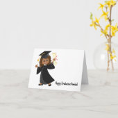 アフパーソナライズされたリカの幼稚園 カード (黄色い花)