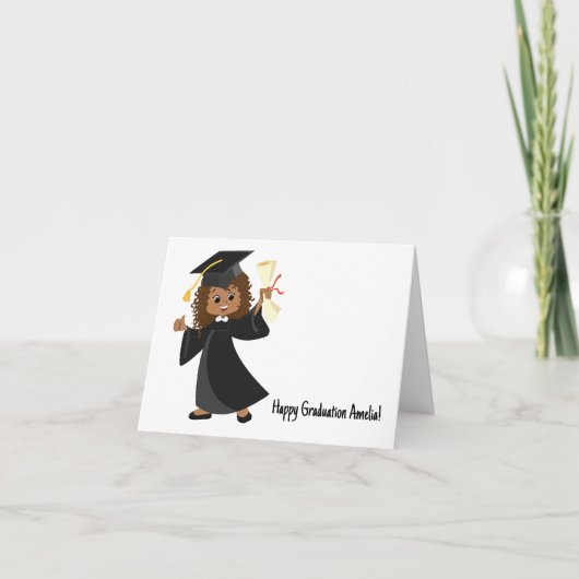 アフパーソナライズされたリカの幼稚園 カード (正面)