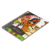 アフパーソナライズされたリカのCEOボス女性ノートブ ノートブック (左側)