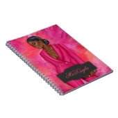 アフパーソナライズされたリカのCEOボス女性 ノートブック (右側)