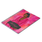 アフパーソナライズされたリカのCEOボス女性 ノートブック (左側)