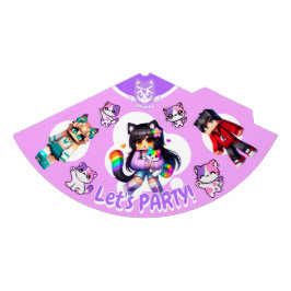 アフマウスタイル,誕生日ガール，かわいいゲーマー， Minecraft パーティーハット