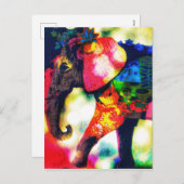 アフモダンリカゾポップ・アートのファン シーズンポストカード (正面/裏面)