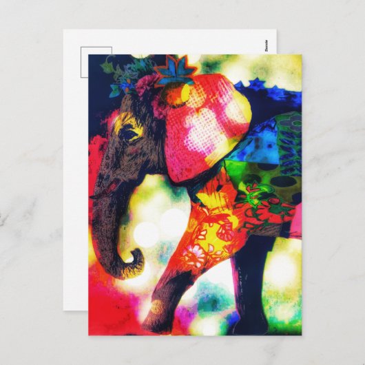 アフモダンリカゾポップ・アートのファン シーズンポストカード (正面/裏面)