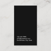 アフモダンロスタイル美しいと美容師 名刺 (裏面)