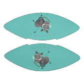 アフリおもしろいカのワルトグ豚の漫画イラストレーション アメリカンフットボール (パネル)