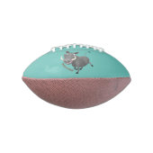 アフリおもしろいカのワルトグ豚の漫画イラストレーション アメリカンフットボール (回転90)