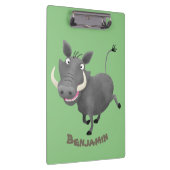 アフリおもしろいカのワルトグ豚の漫画イラストレーション クリップボード (右)