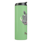 アフリおもしろいカのワルトグ豚の漫画イラストレーション タンブラー (回転左)