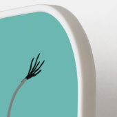 アフリおもしろいカのワルトグ豚の漫画イラストレーション ピックルボールラケット (左詳細)