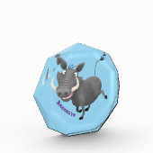 アフリおもしろいカのワルトグ豚の漫画イラストレーション フォトブロック (左)