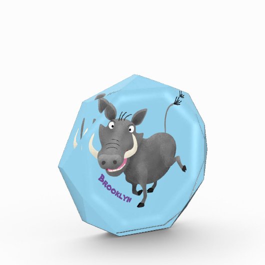 アフリおもしろいカのワルトグ豚の漫画イラストレーション フォトブロック (左)