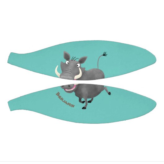 アフリおもしろいカのワルトグ豚の漫画イラストレーション ミニバスケットボール (パネル)