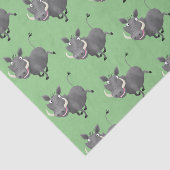 アフリおもしろいカのワルトグ豚の漫画イラストレーション 薄葉紙 (詳細)