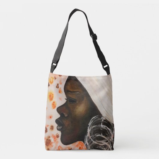 アフリかわいらしカ女性横体バッグ クロスボディバッグ (裏面)