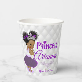 アフリかわいらし王室のカプリンセスエレガントモノグラム 紙コップ