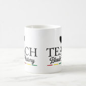 アフリインスパイアカのマグの遺産の教育と名誉 コーヒーマグカップ (中央)