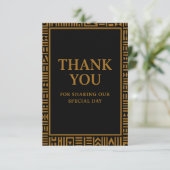 アフリインスパイアカ金ゴールドケ結婚ンテサンキューカード サンキューカード (スタンド正面)