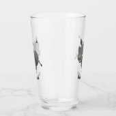 アフリカおもしろいのワルトグ豚の漫画パーソナライズされた タンブラーグラス (右)