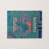 アフリカおもしろいキリンプリント ジグソーパズル (横)