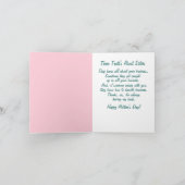 アフリカおもしろい系アメリカ人の母の日のカード カード (内部)