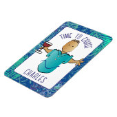 アフリカおもしろい系アメリカ人男性マンガのクルーズドア マグネット (左側)